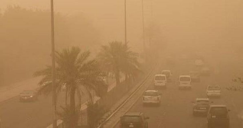 أتربة مثارة على تبوك - الوئام