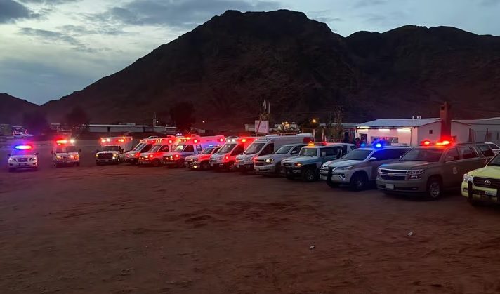 الهلال الأحمر السعودي بمنطقة تبوك