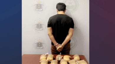 مرور الرياض يقبض على مقيم لترويجه 5 كيلوجرامات من الميثامفيتامين المخدر