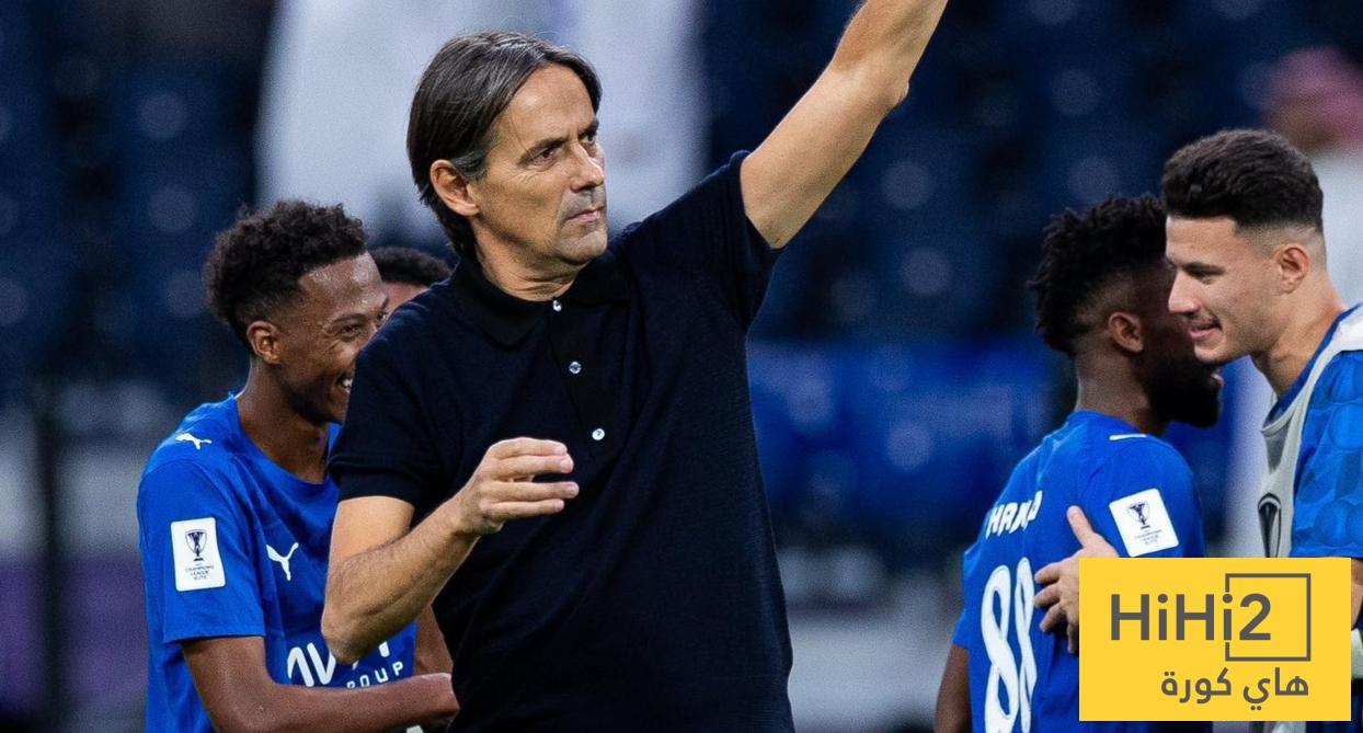 قرار من إنزاغي في الهلال