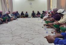 الشيخ عمرو بن حبريش يستقبل مشايخ ووجهاء من قبائل سيبان