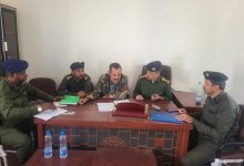 انتهاء عملية الاستلام والتسليم بين مديري شُرط مديريات بيحان وعسيلان والصعيد وجردان في إطار تنظيم العمل الأمني