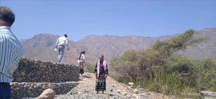 بحضور مدير عام لودر .. الاستلام الاخير لجابيونات الحماية لمنطقة الكريف