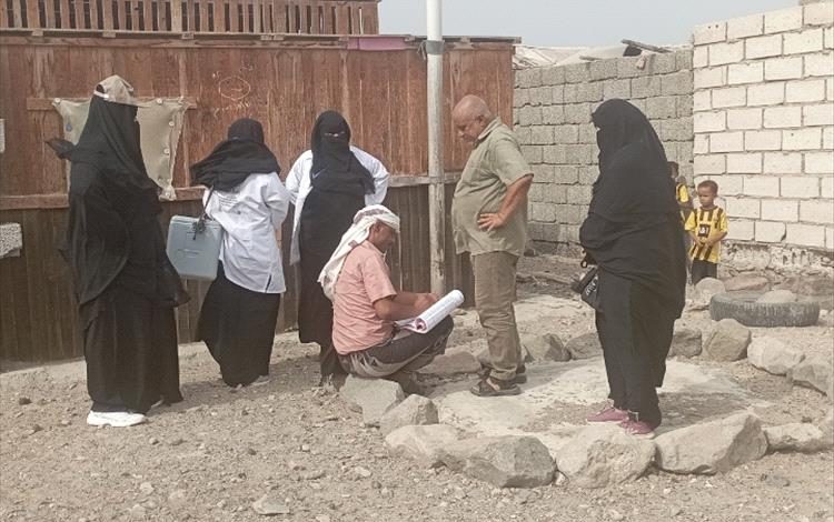 تدشين الجولة الثانية من الحملة الوطنية للتحصين ضد شلل الأطفال في المضاربة لليوم الثاني على التوالي