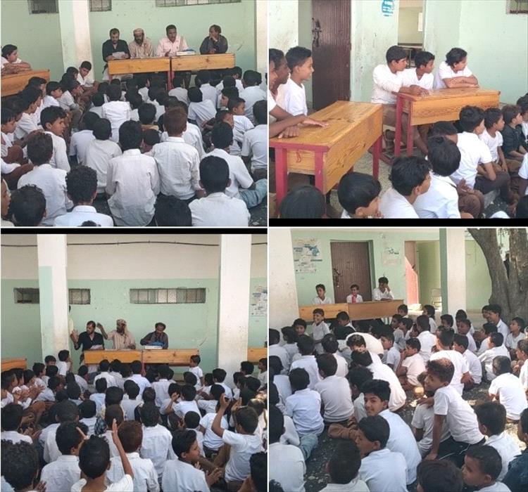 ضمن الانشطة اللاصفية .. مدرسة 22 يونيو" بنين" بالمحفد تقيم ندوة أدبية وثقافية متنوعة