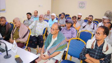 غيل باوزير .. د. عبدالعزيز جابر يحاضر حول «تحديات حضرموت وآفاق الحكم الذاتي»