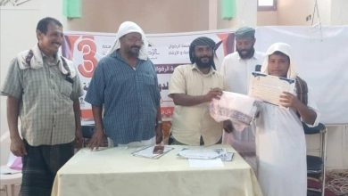 مؤسسة الرضوان للتوعية والارشاد أبين تختتم دورة الهمة العالية الثالثة لحفظ القرآن الكريم وعلومه