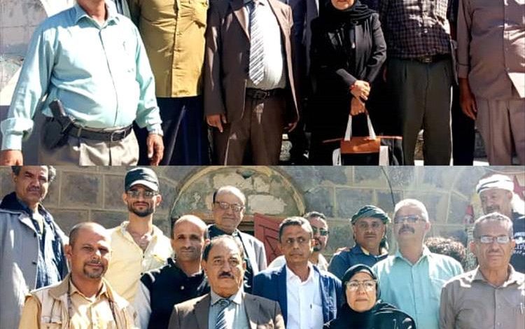 محافظ الضالع يستقبل وفد من مجلس الترويج السياحي لبحث إعادة ترميم المتحف ودار الضيافة.