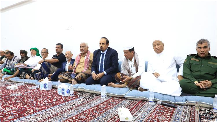 محافظ حضرموت الأستاذ مبخوت بن ماضي يقوم بزيارة تفقدية لمديرية دوعن ويؤكد دعم السلطة المحلية للنهوض التنموي بالمديرية