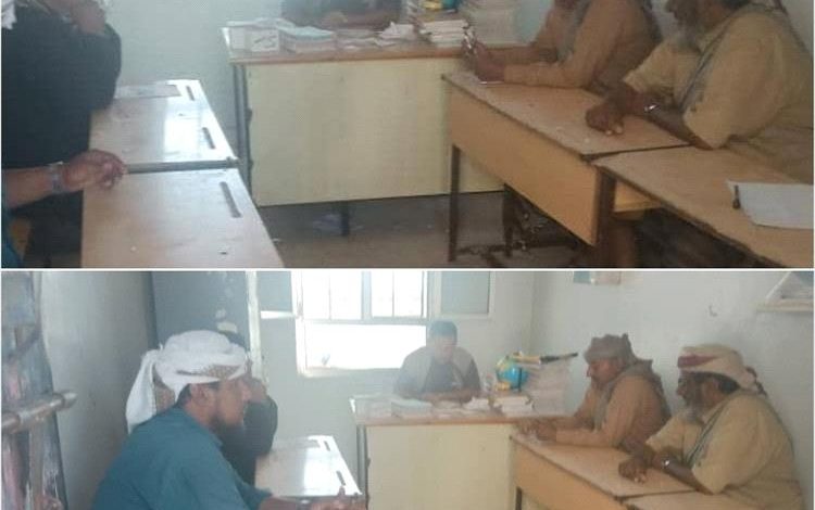 مدير تربية المحفد يتفقد مدرسة الشغيب ويلتقي بإدارتها ورئيس وأعضاء مجلس الآباء بالمدرسة