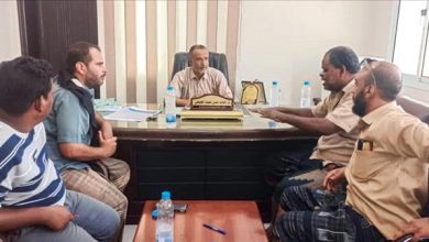 مدير عام بروم ميفع يلتقي بفريقا هندسيا لمناقشة وضع مشروع مياه بروم وآليات تطويره