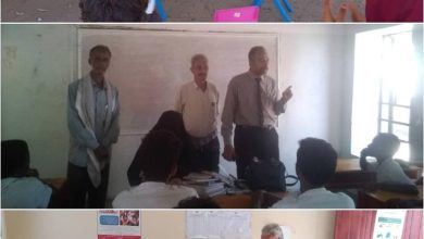 مدير عام تربية أبين يتفقد سير العملية التعليمية في عدد من مدارس م/ خنفر