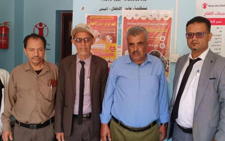 مدير عام مديرية المواسط يدشّن الجولة الثانية من حملة التحصين ضد شلل الأطفال ويدعو إلى دعم الحملة لإنجاحها