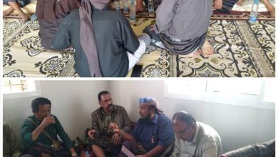 مشائخ لقموش ينجحون في إبرام صلح قبلي لمدة شهر بين ال باحكر وال حنش بمنطقة العطفة مديرية الروضة بشبوة