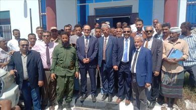 وزير الصحة ومحافظ لحج يتفقدان عدد من المرافق الصحية بالمحافظة