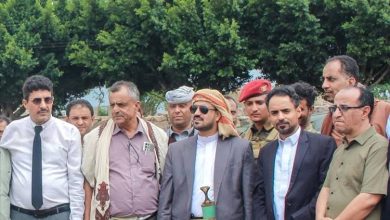 وفد وزارة الشباب والرياضة يزور أندية  الشمايتين والمعافر