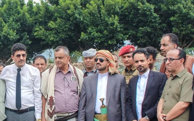 وفد وزارة الشباب والرياضة يزور أندية  الشمايتين والمعافر