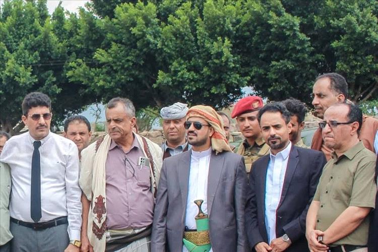 وفد وزارة الشباب والرياضة يزور أندية الشمايتين والمعافر