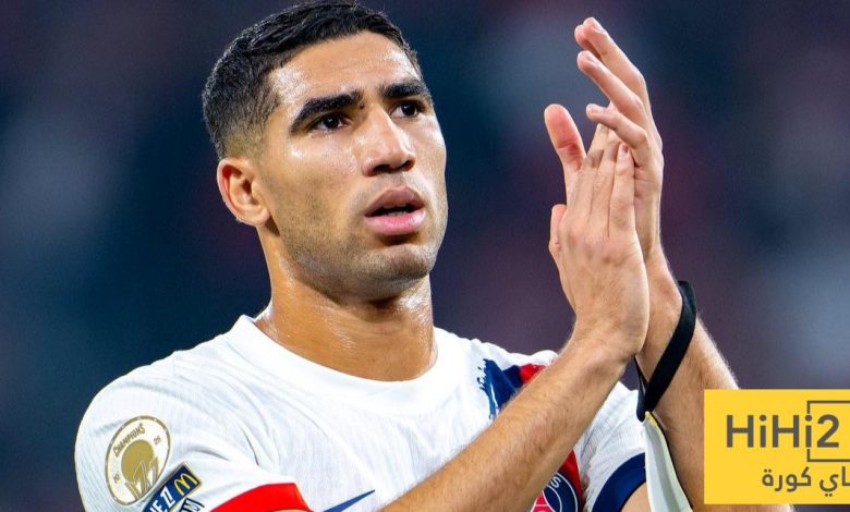 أشرف حكيمي: مميزات وعيوب الأداء حسب الإحصائيات