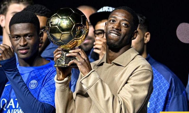 عثمان ديمبلي يعود الى ناديه الاصلي للاحتفال بجائزة الكرة الذهبية