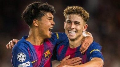 احصائيات الشوط الاول من مباراة برشلونة و اوليمبياكوس