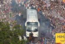 استقبال كبير ينتظر حافلة ريال مدريد قبل الكلاسيكو