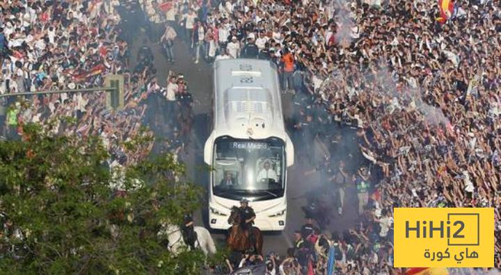 استقبال كبير ينتظر حافلة ريال مدريد قبل الكلاسيكو