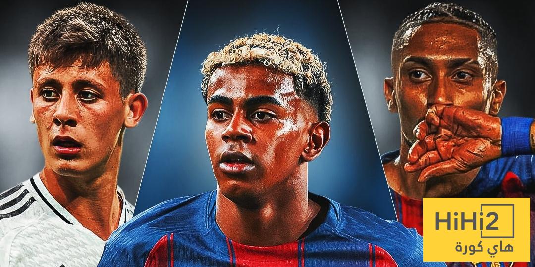 يامال أولًا وغولر ثانيًا.. صراع المواهب بين برشلونة وريال مدريد يمتد إلى الأرقام