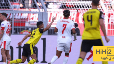 إحصائيات الشوط الأول لمباراة بوروسيا دورتموند ولايبزيغ