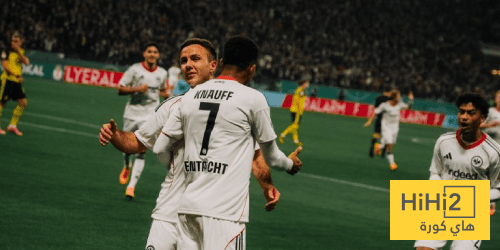 الشوط الأول – دورتموند يتأخر أمام فرانكفورت بهدف نظيف