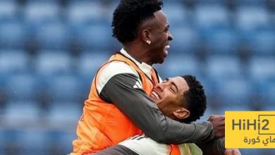 صورة توضح مدى الانسجام بين فينيسيوس وبيلينغهام