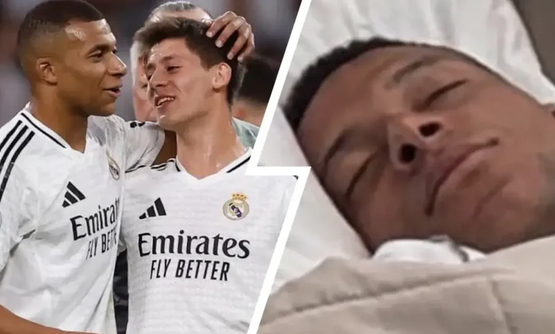 غولر ينشر صورة مضكحة لـ مبابي أثناء نومه