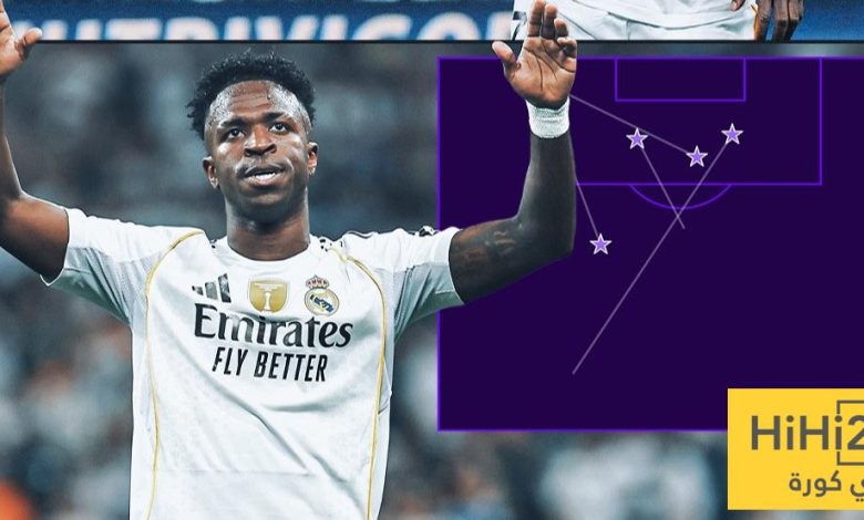 فينيسيوس جونيور يحقق أفضل انطلاقة له مع ريال مدريد