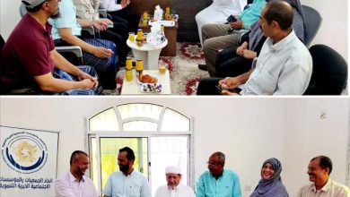 اتحاد الجمعيات والمؤسسات عدن يستقبل مستشار المحافظ ويكرم داعمًا مميزًا