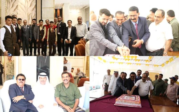 المستشار ابوبكر علي يفتتح فندق الثريا عدن