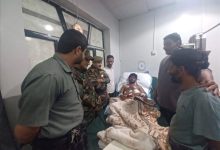 المقدم رياض الشيخ والعميد هاشم السيد يزوران جرحى الكتيبة الأولى احتياط حماية رئاسية في عدن