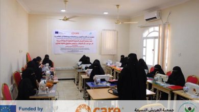 جمعية العريش تدشن المرحلة الثانية من مشروع “خطوة تمكين” بدورة تدريبية في مجال الخياطة بخور مكسر