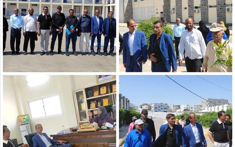 لجنة مشتركة من وزارتي الصحة والشؤون الاجتماعية تزور مستشفى ذوي الاعاقة والتأهيل النفسي والعلاج الطبيعي بعدن