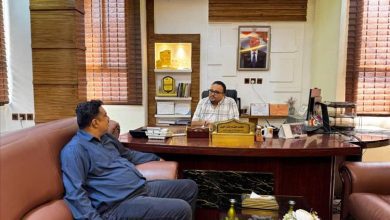 لقاء بين رئيس مجلس إدارة مؤسسة 14 أكتوبر ورئيس اللجنة التحضيرية لمنبر «صحفيون من أجل فلسطين»