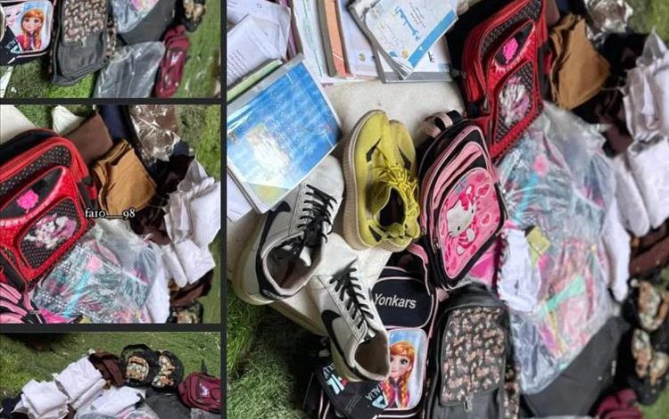 مبادرة الخير تجمع الملابس المدرسية للأطفال المحتاجين