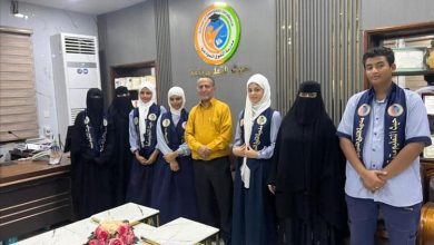مدرسة التفوق النموذجية بالمعلا تحصد المراكز الأولى بمشروع افلام السلام والقصة والشعر والمقال الادبي