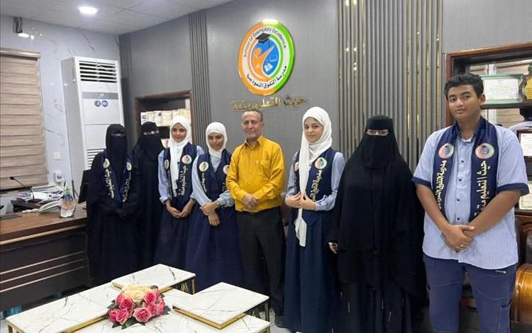 مدرسة التفوق النموذجية بالمعلا تحصد المراكز الأولى بمشروع افلام السلام والقصة والشعر والمقال الادبي
