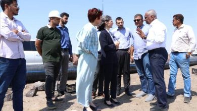 مدير مياه عدن والسفيرة الفرنسية يطلعان على مشاريع وتدخلات منظمة تراينجل في قطاع المياه