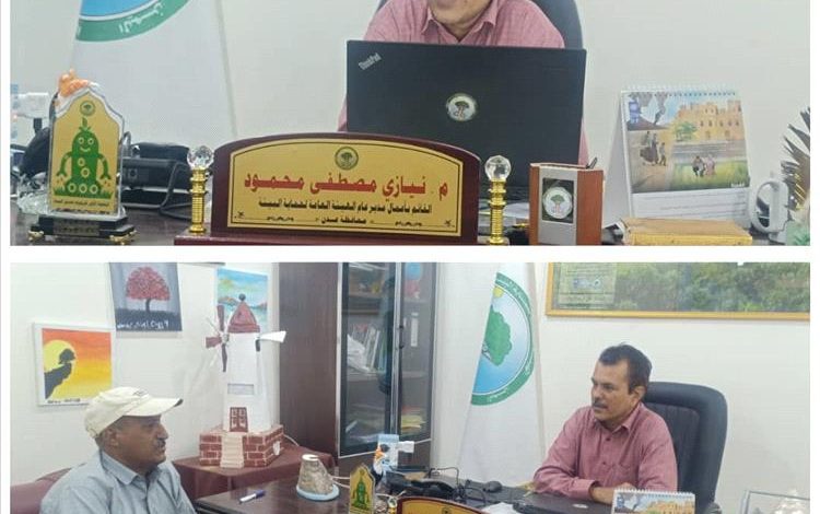 مديرفرع هيئة حماية البيئة بعدن: قريباً إنطلاق مشروع إعادة تأهيل محميات الأراضي الرطبة ومحمية الحسوة