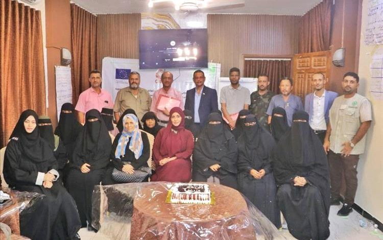 منظمة نورة تختتم بعدن فعاليات الدورة التدريبية حول الدعم النفسي وإدارة الحالات