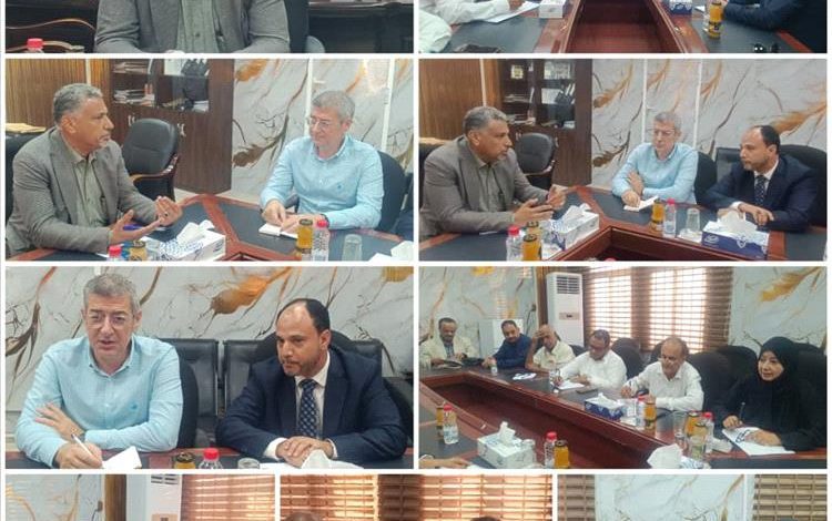 نائب محافظ عدن يلتقي المنسق الوطني لكتلة المأوى