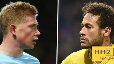 دي بروين حرم نيمار من اللعب لنابولي