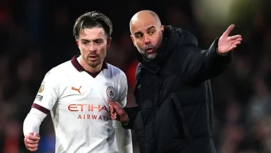 غوارديولا يفتح الباب أمام عودة غريليش إلى السيتي