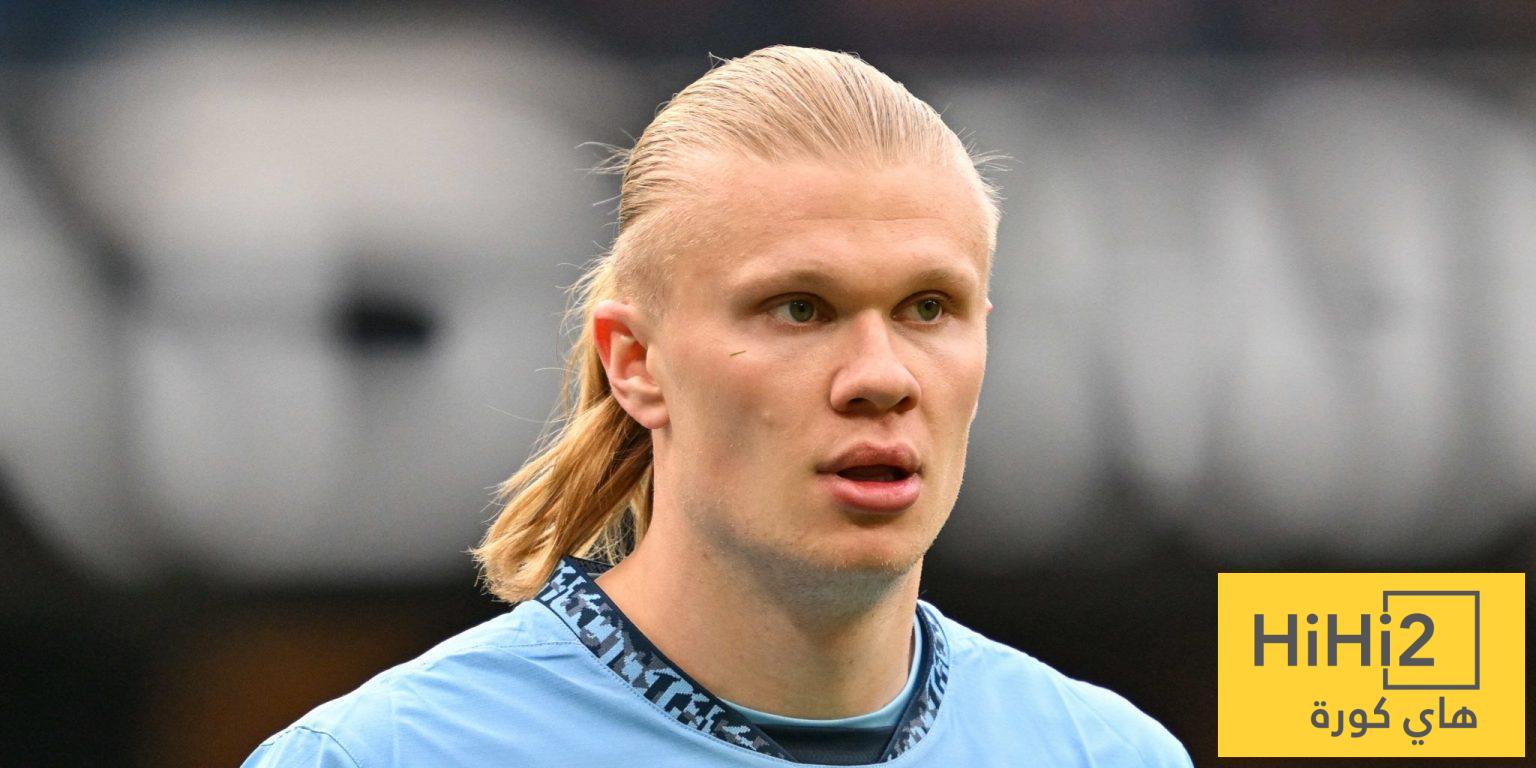 لاعب مانشستر سيتي يقلل من أهمية أرقام هالاند التهديفية !