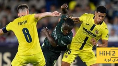 نهاية الشوط الاول .. مانشستر سيتي يتقدم على فياريال